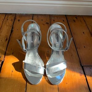 Steve Madden Silver Shoes